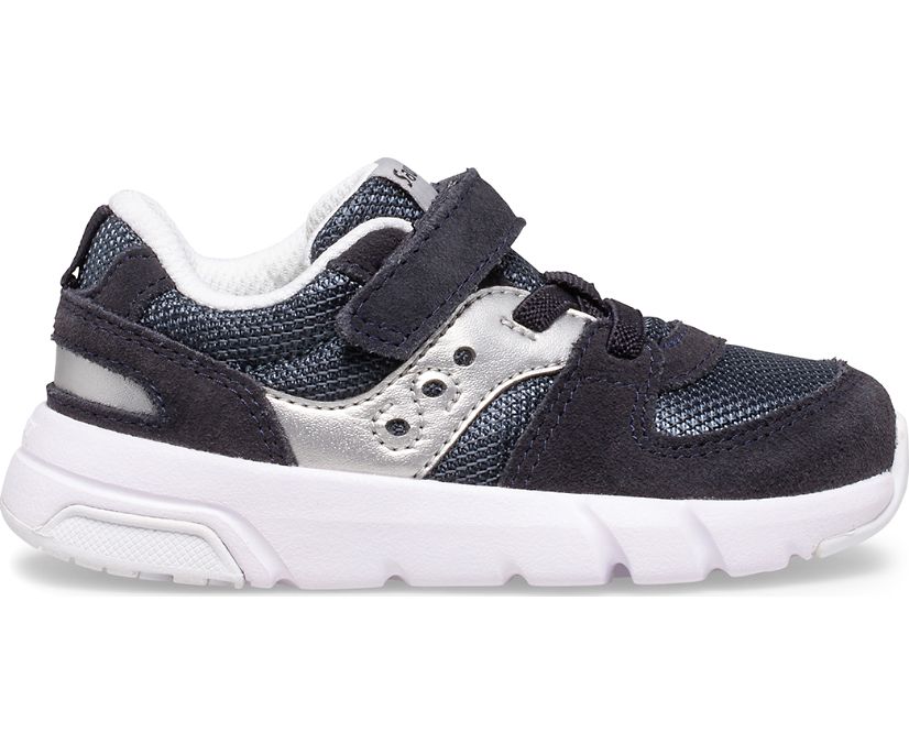 Saucony Jazz Lite 2.0 Kids' Sneakers Navy / Silver | Canada 876KORI